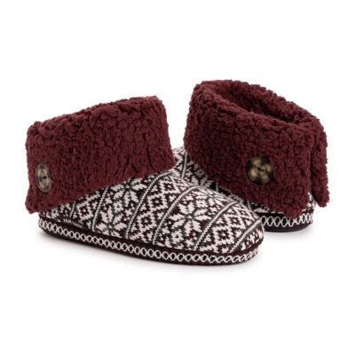 Muk Luks Melinda Womens Bootie Slippers