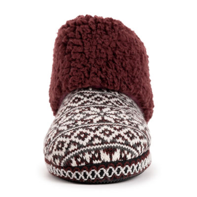 Muk Luks Melinda Womens Bootie Slippers