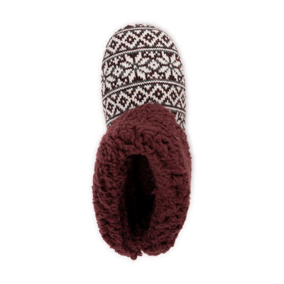 Muk Luks Womens Bootie Slippers