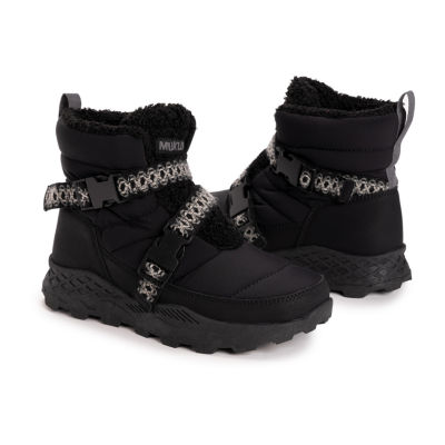 Muk Luks Womens Wren Water Resistant Flat Heel Winter Boots