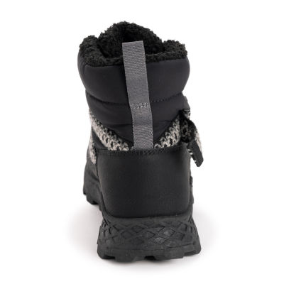 Muk Luks Womens Wren Water Resistant Wedge Heel Winter Boots