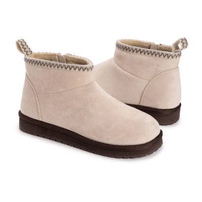 Muk Luks Womens Larissa Flat Heel Winter Boots