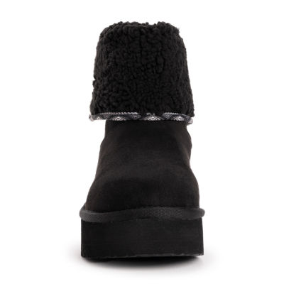 Muk Luks Womens Amelia Flat Heel Winter Boots