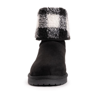 Muk Luks Womens Clover Flat Heel Winter Boots