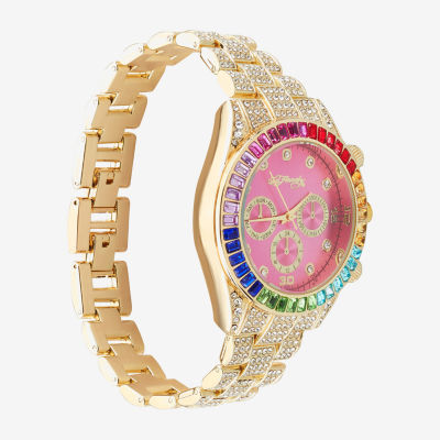 Ed Hardy Womens Gold Tone Bracelet Watch 14951g-42-Q27