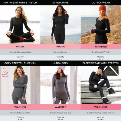 Cuddl Duds Cozy Stretch Tag Free Thermal Legging