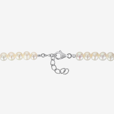 White Cultured Freshwater Pearl Strand Bracelets