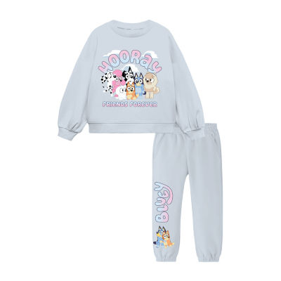 Toddler Girls 2-pc. Fleece Bluey Pant Set