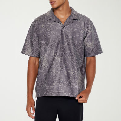 Forever 21 Mens Short Sleeve Button-Down Shirt