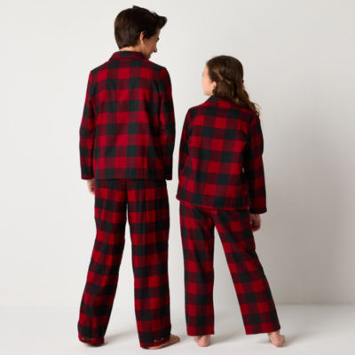 North Pole Trading Co. Little & Big Unisex Flannel 2-pc. Christmas Pajama Set