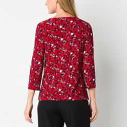 Black Label By Evan Picone 3/4 Sleeve Tops for Women - JCPenney