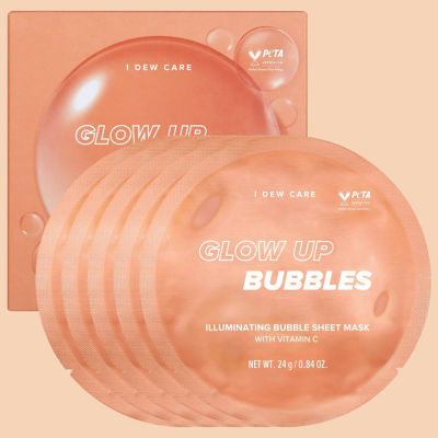 I Dew Care Glow Up Bubbles Brightening Face Mask