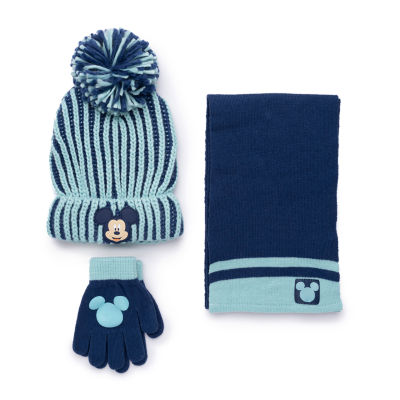 Disney Collection Little & Big Boys 3-pc. Mickey Mouse Cold Weather Accessory Set