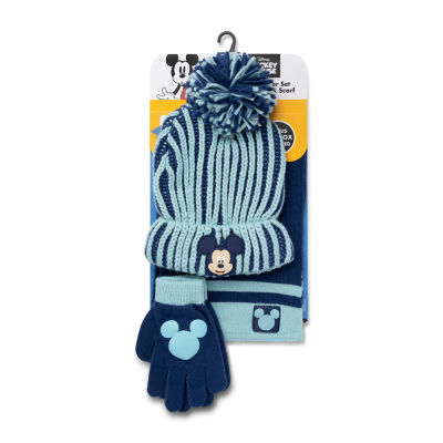 Disney Collection Little & Big Boys 3-pc. Mickey Mouse Cold Weather Accessory Set