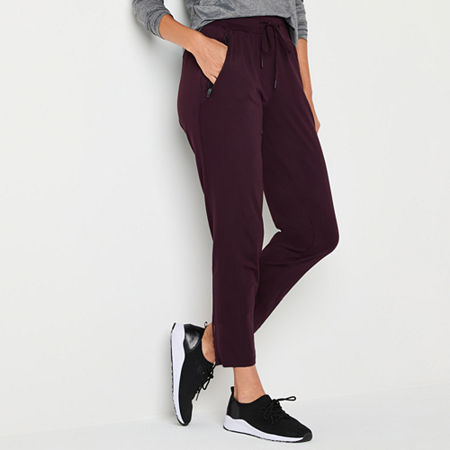 Xersion Everultra-Lite Womens Mid Rise Jogger Pant, Petite X-small, Purple