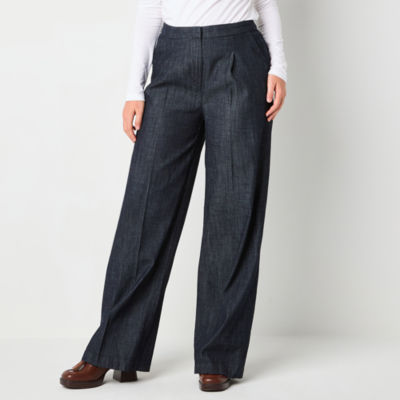 Liz Claiborne Margot Tailored Classic Fit Wide Leg Trouser