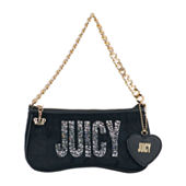JUICY COUTURE ショルダーバッグ　クラッチ Juicy Couture Small Black Gothic Logo Fancy Flap Crossbody