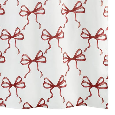 Avanti Christmas Bows Shower Curtain