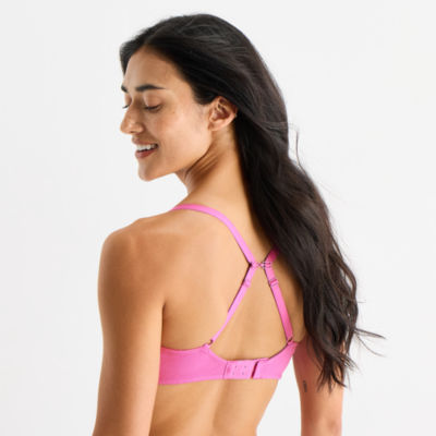 Ambrielle Cotton Womens Medium Support Demi Bra