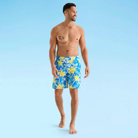St. John's Bay Mens Abstract Board Shorts In Multi