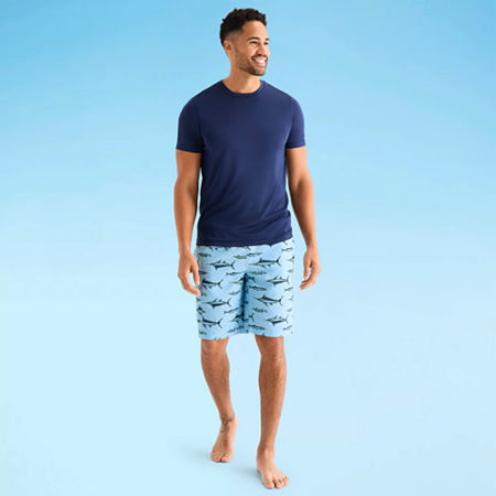 St. John's Bay Swim Shirt In Blue