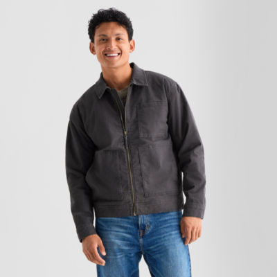 ジャケット・アウター SIMPLY COMPLICATED 247 WORK JACKET SIZE3 Arizona Mens Work Jacket, Color: Phantom Gray - JCPenney