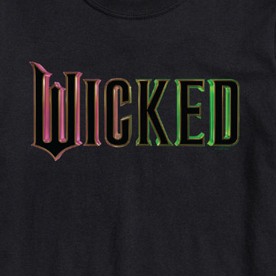 Mens Crew Neck Short Sleeve Regular Fit Wicked Big and Tall Graphic T-Shirt