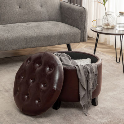 Designs4Comfort Round Ottoman