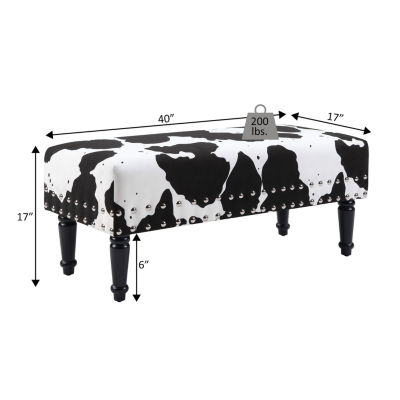 Designs4comfort Cushioned Ottoman