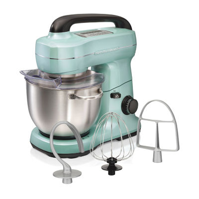 Hamilton Beach Stand Mixer with 4 Quart Stainless Steel Bowl
