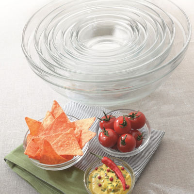 Duralex Gigone 10-pc. Glass Mixing Bowl Set