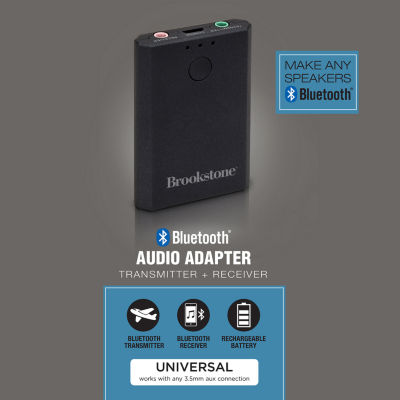 Brookstone Bluetooth Audio Adapter Transmitter + Receiver