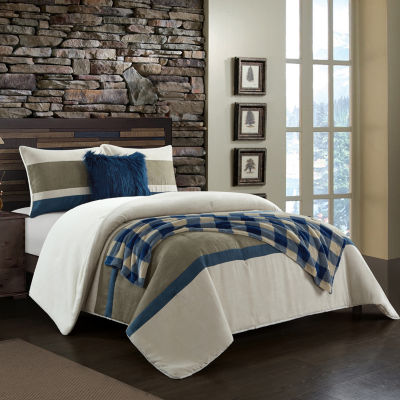 5-PC Sherpa Midweight Comforter Set