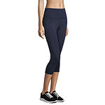 Xersion Move High Rise Stretch Fabric Quick Dry Workout Capris