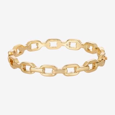 Worthington Gold Tone Chain Link Cuff Bracelet