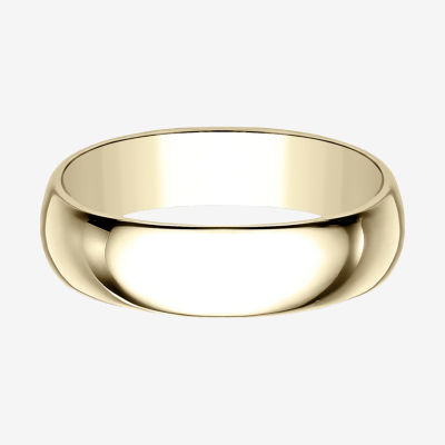 Mens 6mm 10K Gold Wedding Band - JCPenney