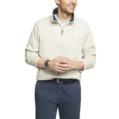 IZOD Mens Long Sleeve Quarter-Zip Pullover