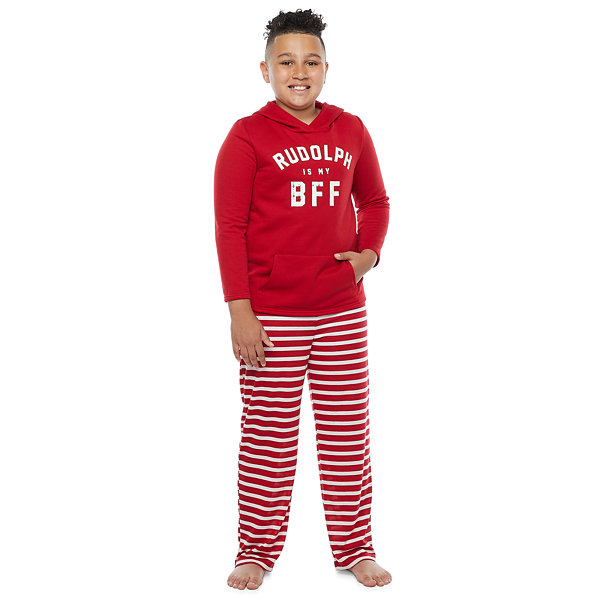 North Pole Trading Co. Rudolph Bff Little & Big Unisex 2-pc. Christmas Pajama Set