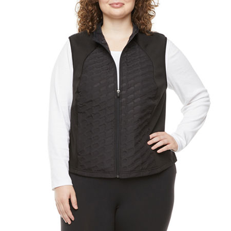 Xersion Womens Vest Plus, 0x , Black