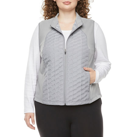 Xersion Womens Vest Plus, 5x , Gray
