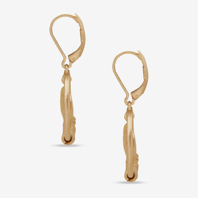 a.n.a Gold Tone Drop Earrings