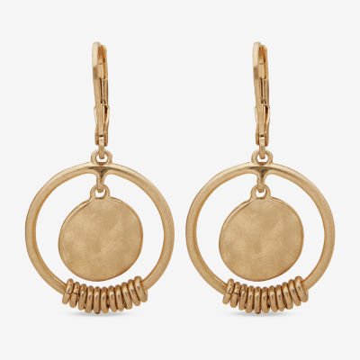 a.n.a Gold Tone Drop Earrings