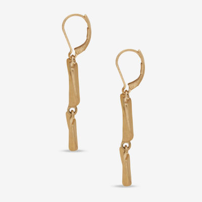 a.n.a Gold Tone Drop Earrings