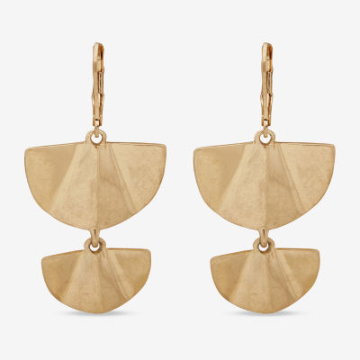 a.n.a Gold Tone Drop Earrings