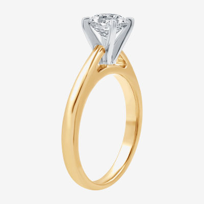 I Said Yes (G / Si1-Si2) Womens 1 1/4 CT. T.W. Lab Grown White Diamond 14K Gold Over Silver Round Solitaire Bridal Set