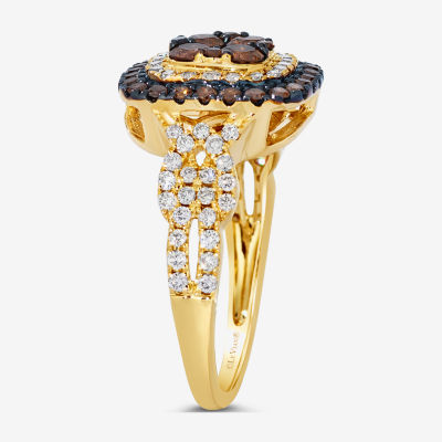 Le Vian® Ring featuring 3/4 CT. Chocolate Diamonds® 1 3/8 Nude Diamonds™ set 14K Strawberry or Honey Gold®