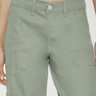 Forever 21 Low Rise Twill Pant Womens Straight Cargo Pant-Juniors