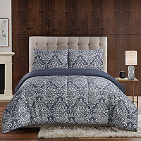 Hudson & Main Kamden 3-pc. Reversible Comforter Set, One Size, Blue
