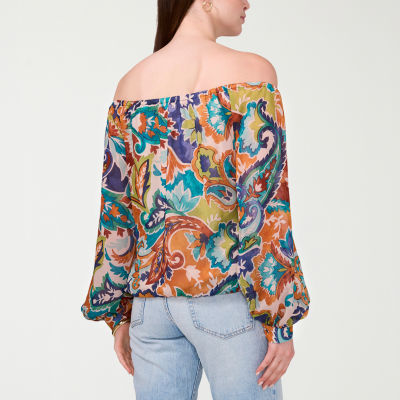 Sam And Jess Womens Long Sleeve Blouse