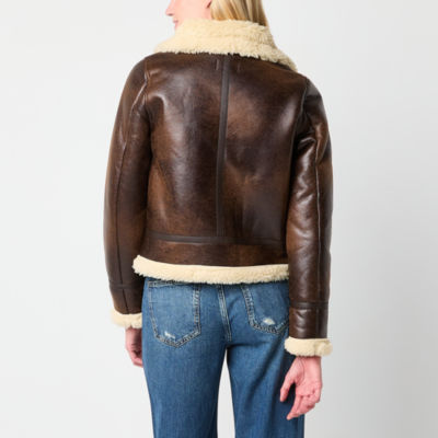 Arizona Leather Heavyweight Juniors Faux Fur Coat